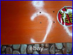 Santa Cruz Skateboard Deck Eclipse Dot 8.0 x 31.6 Screaming Hand White