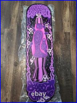 Santa Cruz Skateboard Deck Henry Gartland Lava Lamp Purple