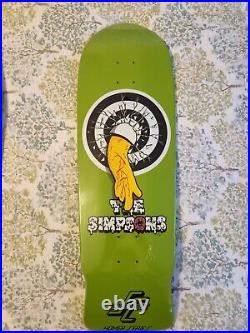 Santa Cruz Skateboard Deck Homer Series Simpsons Rob Roskopp Target Sealed