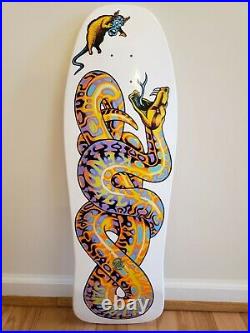 Santa Cruz Skateboard Deck Jeff Kendall Snake Reissue White Dip new