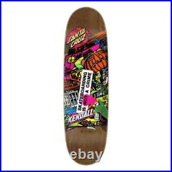 Santa Cruz Skateboard Deck Kendall Street Art Collage VX 9.0 x 32 with Grip