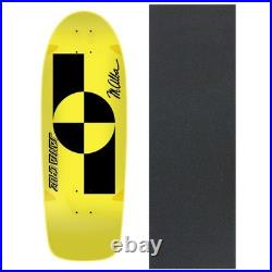 Santa Cruz Skateboard Deck Malba Crash Test Reissue 10.03 x 29.35 with Grip