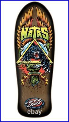 Santa Cruz Skateboard Deck Natas SC Panther Reissue 10.538 x 30.14