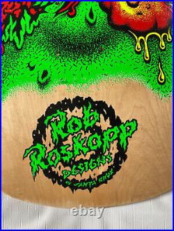Santa Cruz Skateboard Deck Rob Roskopp Signature Model 30th Anni Green Face Rare