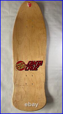 Santa Cruz Skateboard Deck Rob Roskopp Signature Model 30th Anni Green Face Rare