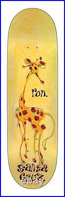 Santa Cruz Skateboard Deck Ron Whaley 30 Year Giraffe VX Everslick 9.0 x 32.15