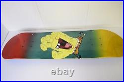 Santa Cruz Skateboard Deck Spongebob Screaming Hand 8.125in Used import from JP
