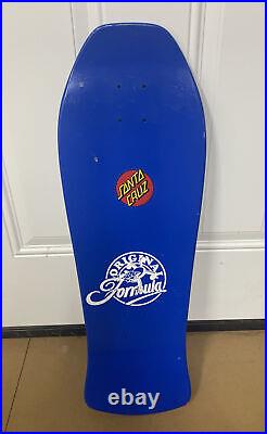 Santa Cruz Skateboard Deck THE SIMPSONS Barts Toy Box Krusty the Clown Blue