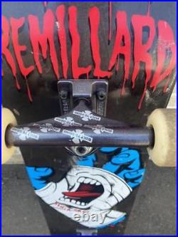 Santa Cruz Skateboard Deck Tom Remillard SCREAMING HAND 7.8 Inch Used From Japan