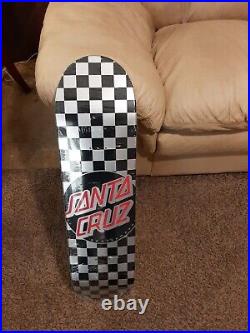 Santa Cruz Skateboard Deck. Vans Check Dot 8.5 X 31.8. New