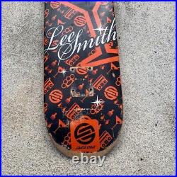 Santa Cruz Skateboard Deck for interior ornamental black orange Lee Smith Rare