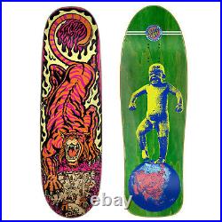 Santa Cruz Skateboard Decks 2-Pack Salba Tiger & Baby Pink and Green 10.09