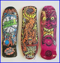 Santa Cruz Skateboard Decks Roskopp Salba Grabke 80s Vintage Reissue Old School