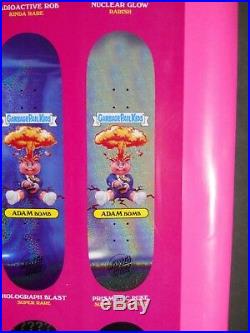 Santa Cruz Skateboard Garbage Pail Kids Prismatic Puke Adam Bomb Board Deck Rare