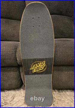 Santa Cruz Skateboard JEFF KENDALL PUMPKIN Deck Brown Stain Gently Used