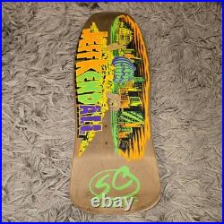 Santa Cruz Skateboard JEFF KENDALL PUMPKIN Deck Brown Stain Gently Used