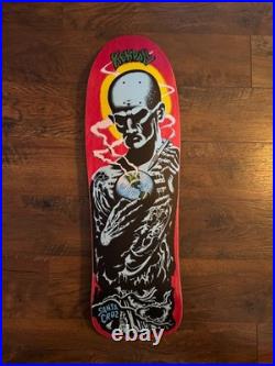 Santa Cruz Skateboard Jeff Kendall Atomic Man Reissue Old School Skate Deck
