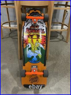 Santa Cruz Skateboard Jeff Kendall End of the World Deck rare Orange Color 2017