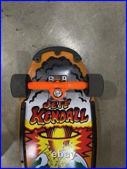 Santa Cruz Skateboard Jeff Kendall End of the World Deck rare Orange Color 2017