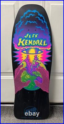 Santa Cruz Skateboard Jeff Kendall End of the World black reissue 80s skate deck