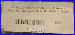 Santa Cruz Skateboard Jim Thiebaud Joker White Metallic Art Reissue 10