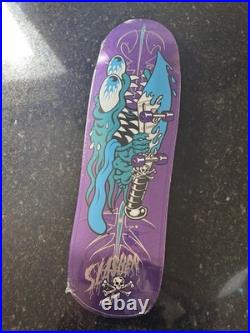 Santa Cruz Skateboard Meek Pinstripe Slasher Purple 9.23 x 31.67
