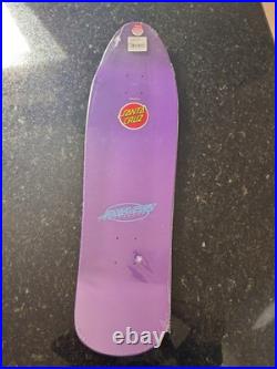 Santa Cruz Skateboard Meek Pinstripe Slasher Purple 9.23 x 31.67