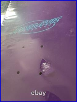 Santa Cruz Skateboard Meek Pinstripe Slasher Purple 9.23 x 31.67