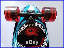 Santa Cruz Skateboard Original Land Shark Retro Shark Cruiser Complete New