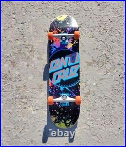 Santa Cruz Skateboard. Splatter Deck Santa Cruz 8.0 31.6inch