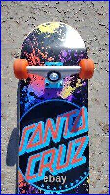 Santa Cruz Skateboard. Splatter Deck Santa Cruz 8.0 31.6inch