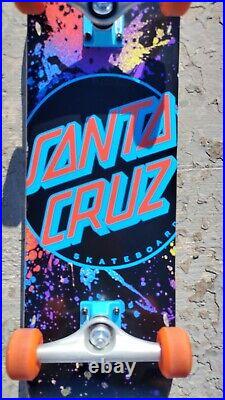 Santa Cruz Skateboard. Splatter Deck Santa Cruz 8.0 31.6inch