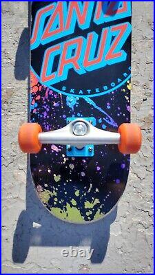 Santa Cruz Skateboard. Splatter Deck Santa Cruz 8.0 31.6inch