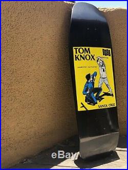 Santa Cruz Skateboard Tom Knox Cop Beater / Black Flag Black Reissue 9.75 NOS