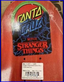 Santa Cruz Skateboard X Stranger Things Decks Kendall and Robskopp