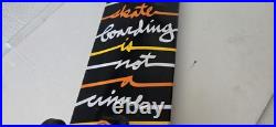 Santa Cruz Skateboarding Is Not A Crime Matching Bullet Trucks/Wheel Skateboard