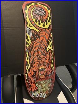 Santa Cruz Skateboards 2021 Salba Tiger Reissue Skateboard Deck