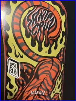 Santa Cruz Skateboards 2021 Salba Tiger Reissue Skateboard Deck