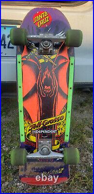 Santa Cruz Skateboards 30 Fckin Years Reissue Skateboard Deck Jeff Grosso New