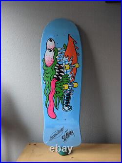 Santa Cruz Skateboards 30th Anniversary Keith Meek Slasher reissue deck Sky Blue