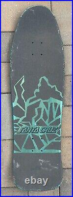 Santa Cruz Skateboards Atomic Man Jeff Kendall Skateboard Deck Blue 9.75 x 31.66