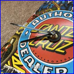 Santa Cruz Skateboards Authorized Dealer Clock Deck Very rare Brand new