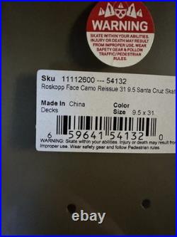 Santa Cruz Skateboards CAMO FACE MINT IN FACTORY SHRINKWRAP Rare Sale Item