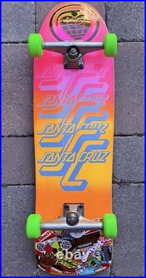 Santa Cruz Skateboards Classic Style Complete Skateboard 9.75 Vintage Wheels