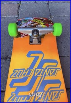 Santa Cruz Skateboards Classic Style Complete Skateboard 9.75 Vintage Wheels