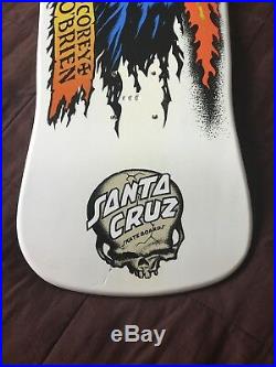 Santa Cruz Skateboards Deck Corey O Brien White, Reissue