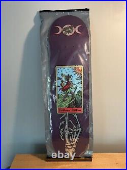 Santa Cruz Skateboards Delfino Tarot VX Performance Model 8.25 Deck Rare POP