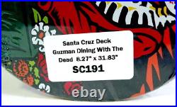 Santa Cruz Skateboards Emmanuel Guzman Dining With The Dead Skateboard Deck