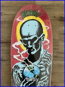 Santa Cruz Skateboards Jeff Kendall Atomic Man Skateboard Reissue Red Stain