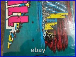 Santa Cruz Skateboards Jeff Kendall PUMPKIN POWERPLY BLUE Reissue NOS